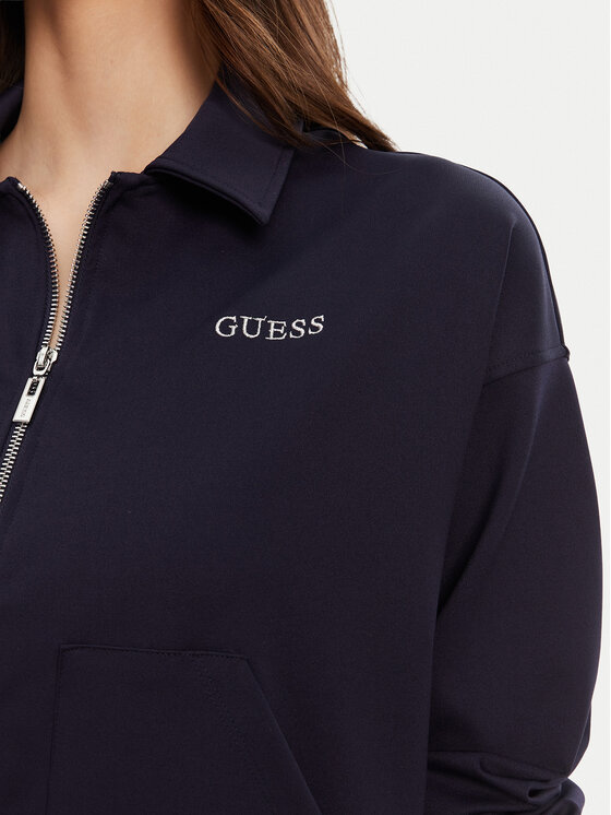 Guess Guess Bluza V5YL08 KCX42 Granatowy Regular Fit