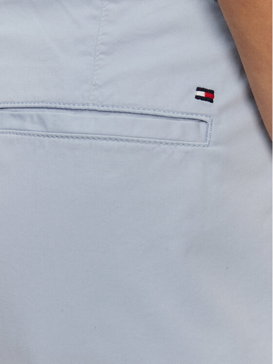 Tommy Hilfiger Tommy Hilfiger Pantalon scurți din material WW0WW42457 Albastru celest Regular Fit
