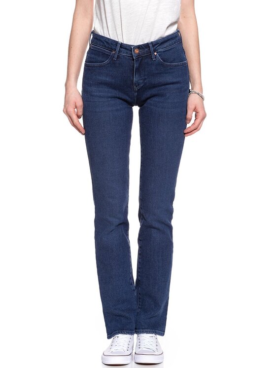 Wrangler Wrangler Jeansy STRAIGHT Niebieski Straight Fit