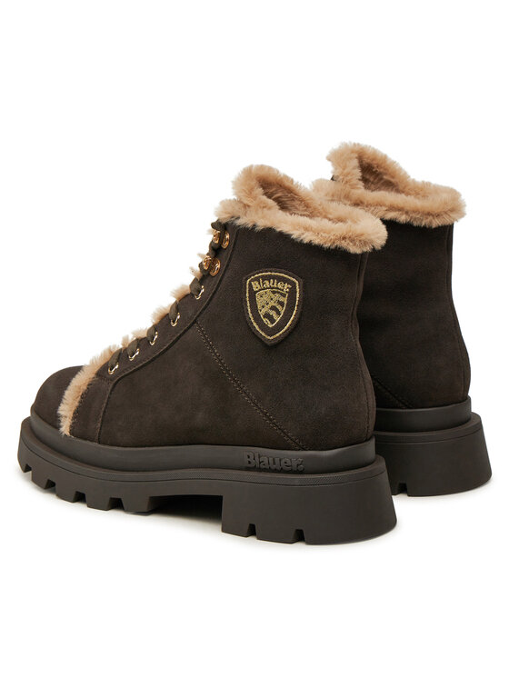 Blauer Blauer Schnürstiefeletten F4KIMMEL06 Braun