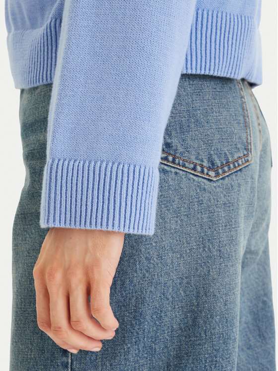 Calvin Klein Calvin Klein Пуловер LV047D305G Син Relaxed Fit