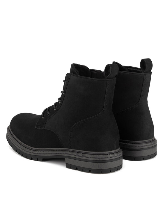 Lanetti Lanetti Schnürschuhe MYL8513-3 Schwarz