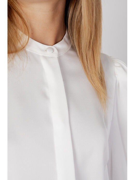 Silence Silence Camicia ELIS Bianco Long Fit