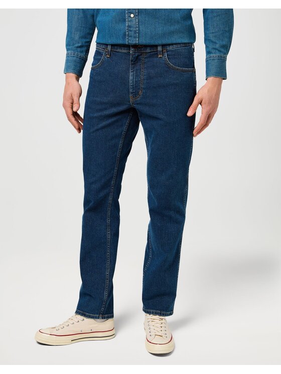 Wrangler Wrangler Jeansy GREENSBORO Niebieski Straight Leg