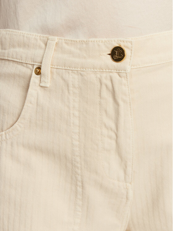 Luisa Spagnoli Luisa Spagnoli Jeans Ali 541943 Beige Flare Fit