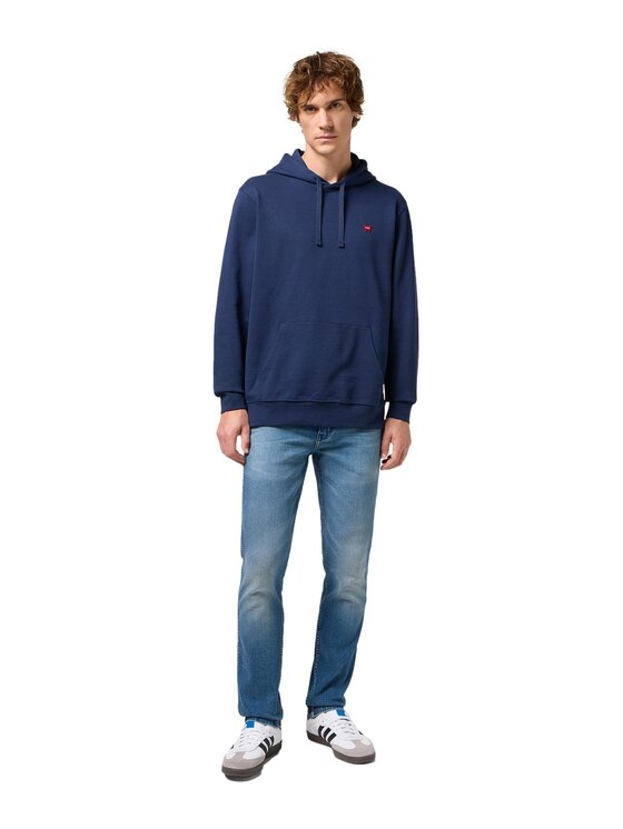 Wrangler Wrangler Bluza 112382181 Granatowy Regular Fit
