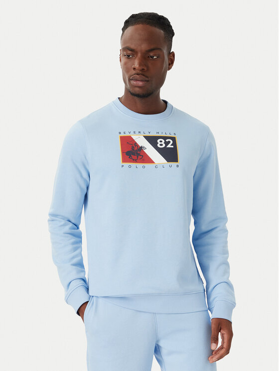 Beverly Hills Polo Club Hanorac M6339T Albastru deschis Regular Fit