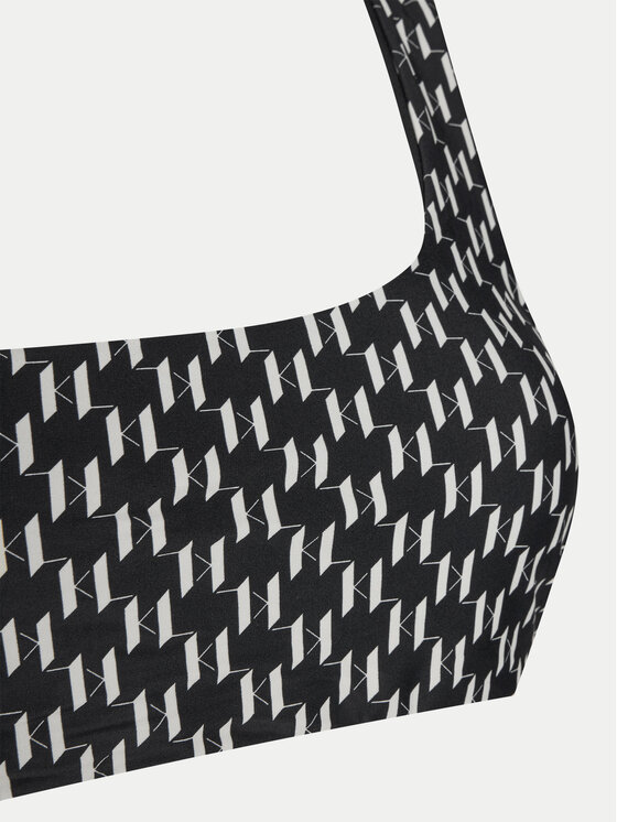 KARL LAGERFELD KARL LAGERFELD Bikini pezzo sopra A1W46041 Nero