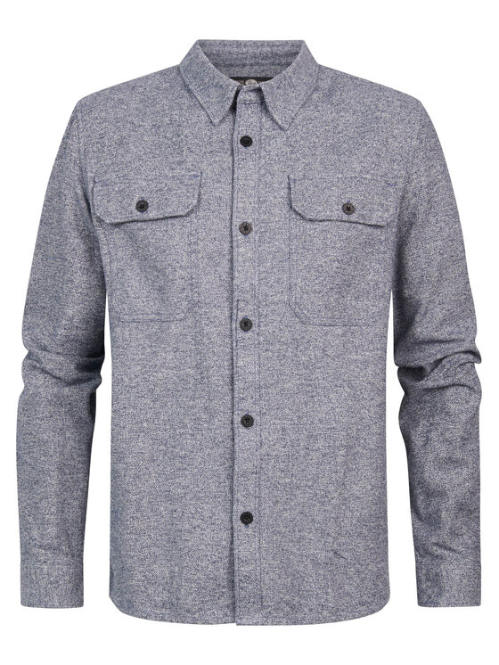 Petrol Industries Petrol Industries Hemd M-3030-SIL430 Dunkelblau Regular Fit