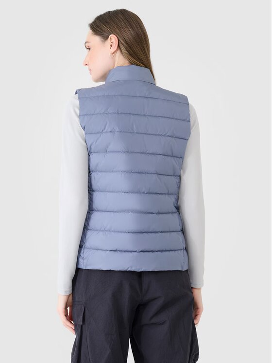 4F 4F Športová vesta 4FWSS25TVJAF284-32S Modrá Slim Fit
