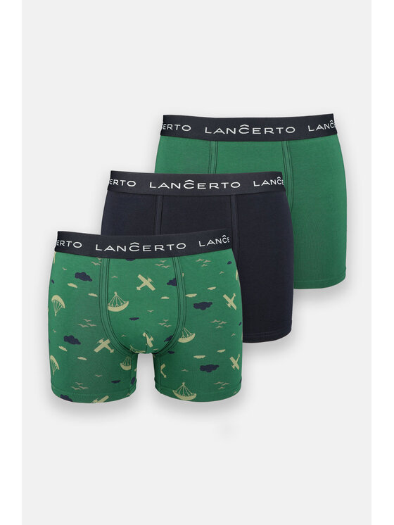 Lancerto Lancerto Komplet 3 par bokserek NBI073122000037 Kolorowy
