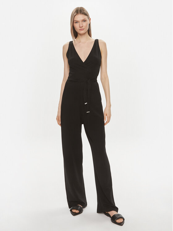 Tommy Hilfiger Tommy Hilfiger Salopetă WW0WW41266 Negru Regular Fit