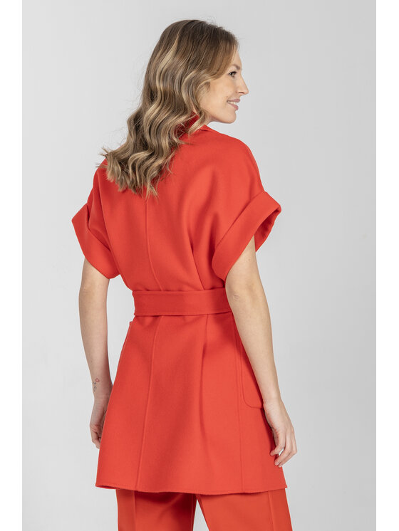 Deni Cler Milano Deni Cler Milano Marynarka T-DC-8007-F2-90-30-1 Czerwony Regular Fit
