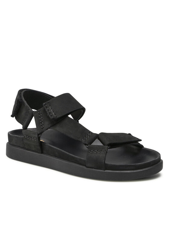 Clarks Sandały Sunder Range 261583197 Czarny | Modivo.pl