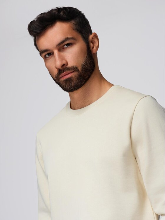 Ombre Ombre Komplet dresowy Z122 Écru Regular Fit