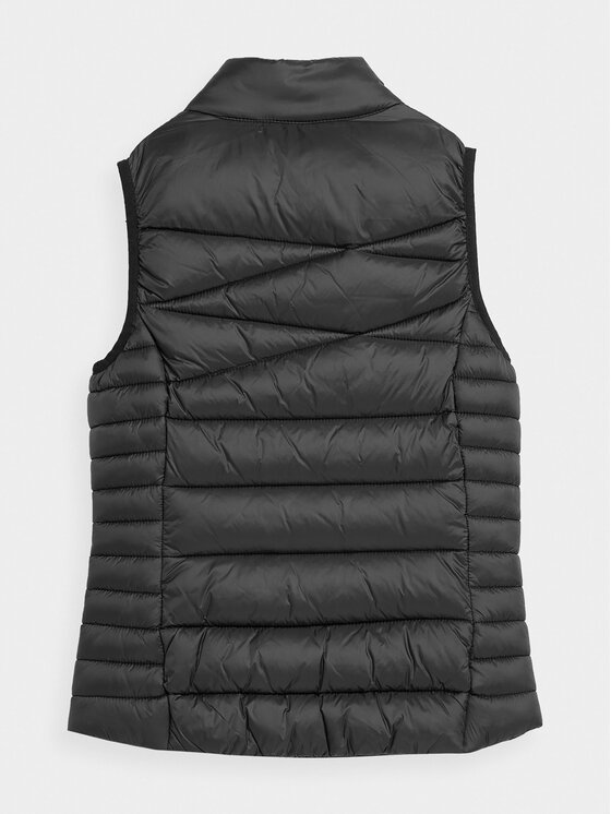 4F 4F Γιλέκο 4FJAW23TVJAF039 Μαύρο Regular Fit