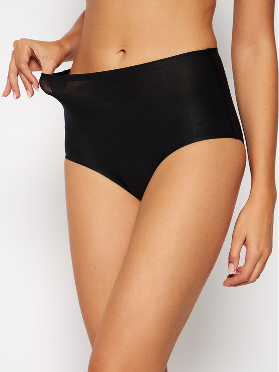 Chantelle Chantelle Klasične spodnje hlačke z visokim pasom Soft Stretch C26470 Črna