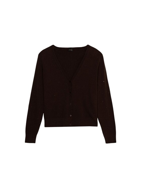 Oltre Oltre Sweter M220J005502N022 Brązowy Regular Fit