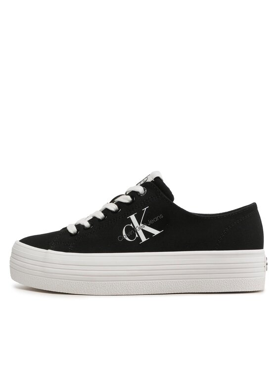 Calvin Klein Jeans Calvin Klein Jeans Tenisky Vulc Flatform Essential Mono YW0YW01030 Černá