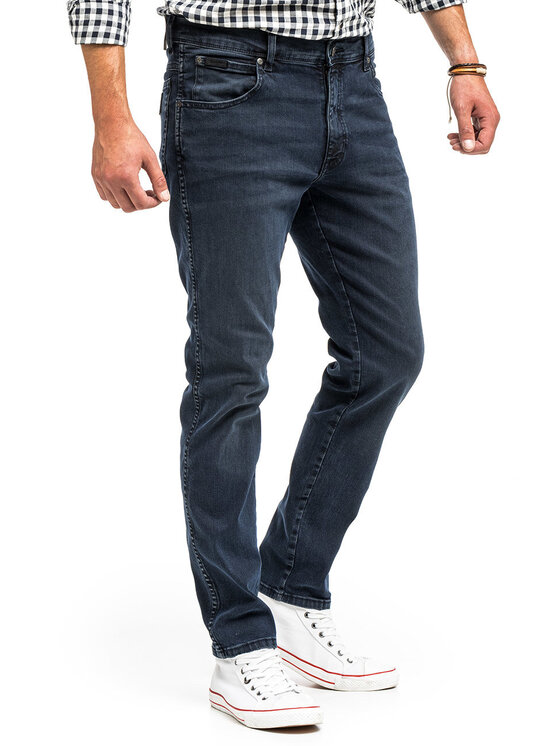 Wrangler Wrangler Jeansy TEXAS TAPER Niebieski Slim Fit