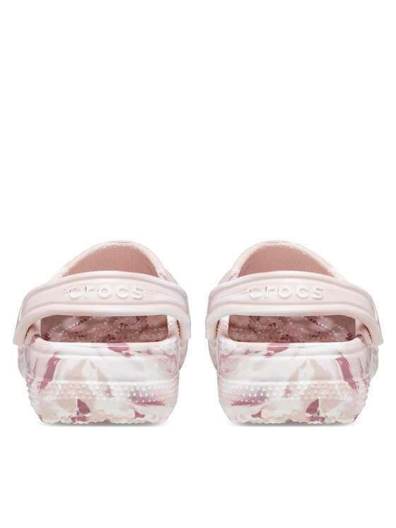 Crocs Crocs Šlepetės Classic Marbled Clog 206867 Rožinė