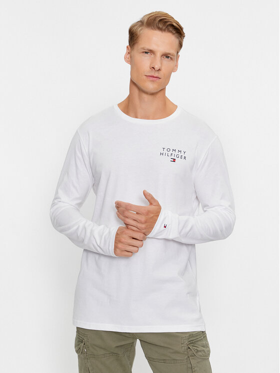 Tommy Hilfiger Longsleeve krekls UM0UM02984 Balts Regular Fit