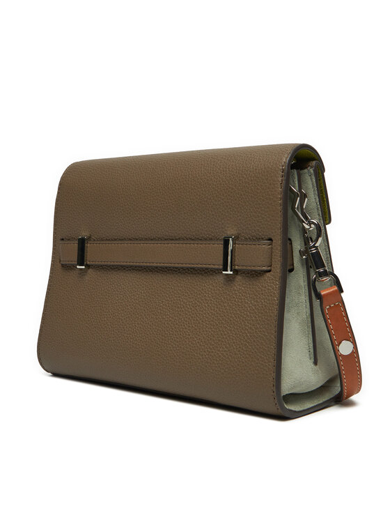 Tory Burch Tory Burch Borsetta Lee Radziwill Pebbled Shoulder Bag 158723 Verde