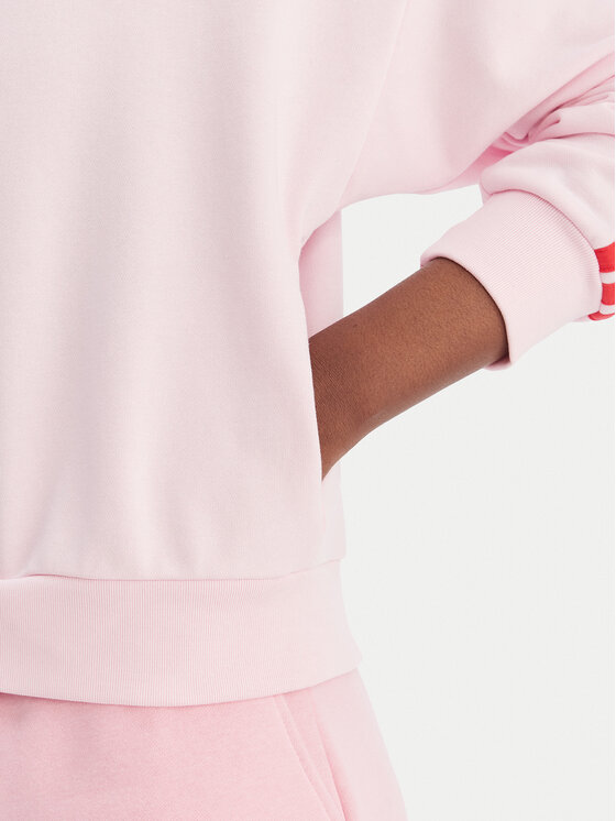 adidas adidas Світшот Essentials 3-Stripes KD4789 Рожевий Regular Fit