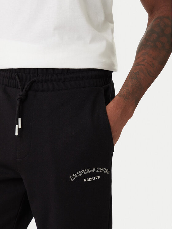 Jack & Jones Jack & Jones Jogginghose Jpstgordon 12289724 Schwarz Regular Fit