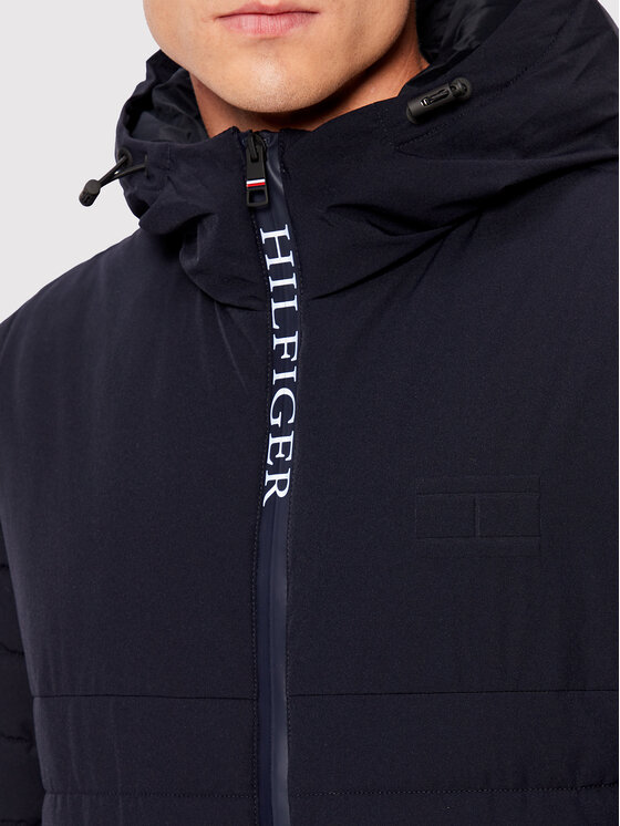 Tommy Hilfiger Tommy Hilfiger Prijelazna jakna Stretch MW0MW26874 Tamnoplava Regular Fit