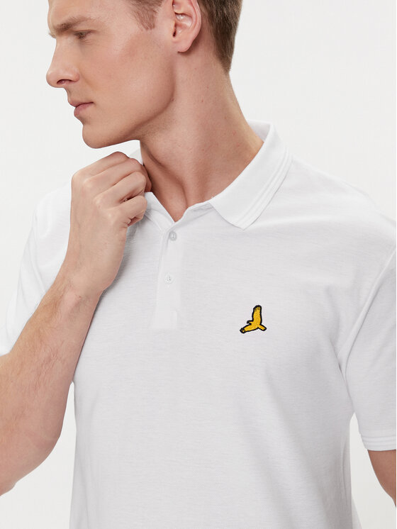 Brave Soul Brave Soul Polo MPS-149IMAIB Bijela Straight Fit