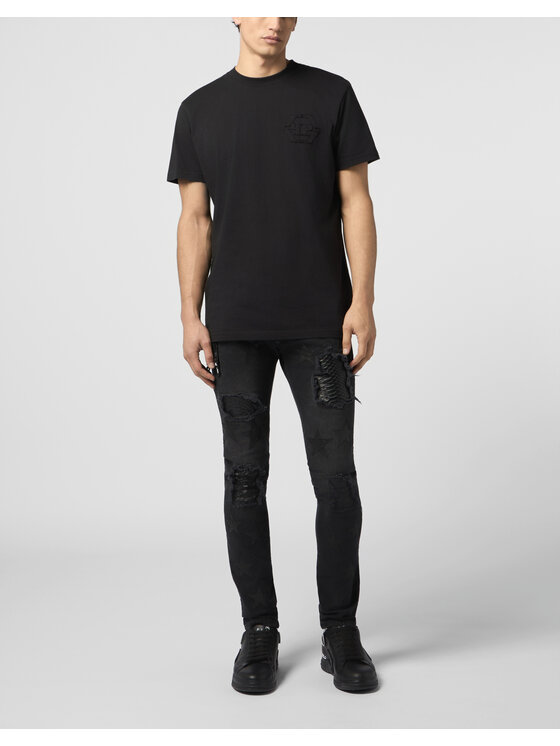 PHILIPP PLEIN PHILIPP PLEIN T-Shirt 29734 Czarny Regular Fit