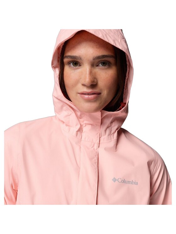 Columbia Columbia Kurtka przeciwdeszczowa Arcadia II Jacket 1534115669 Różowy Regular Fit