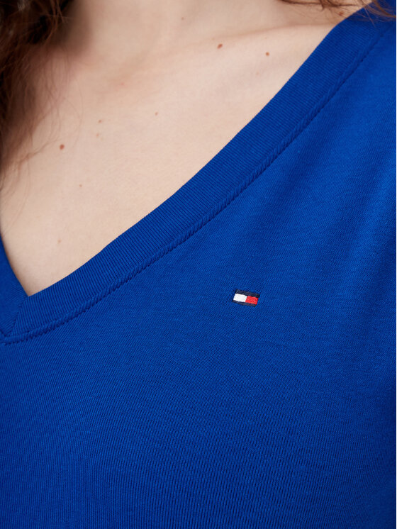 Tommy Hilfiger Tommy Hilfiger T-Shirt New Cody WW0WW40584 Niebieski Slim Fit