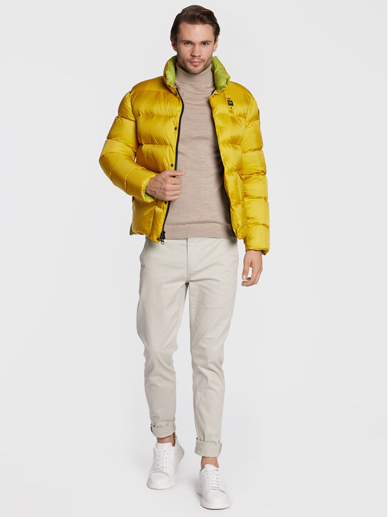Blauer Blauer Пухено яке Fletcher BLUC03219 006365 Жълт Regular Fit