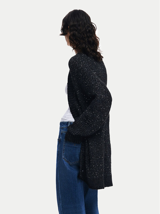 Desigual Desigual Strickjacke Fredericton 24WWJF22 Schwarz Relaxed Fit