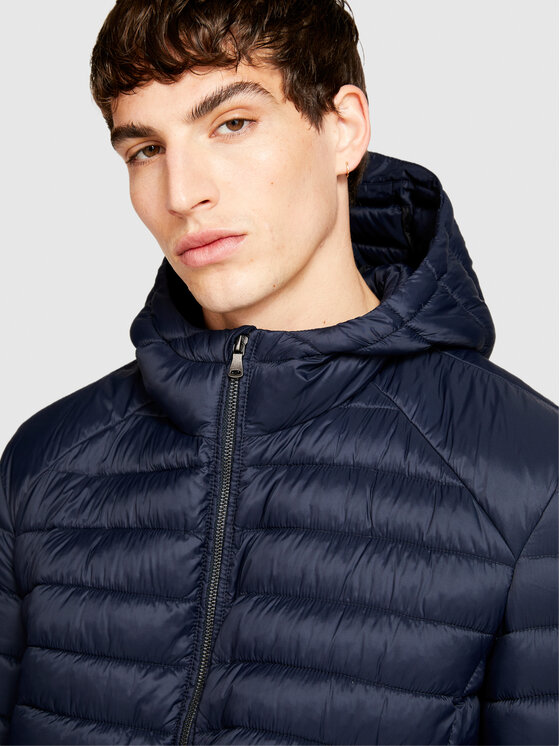 Sisley Sisley Átmeneti kabát 2BA2SN02H Sötétkék Slim Fit
