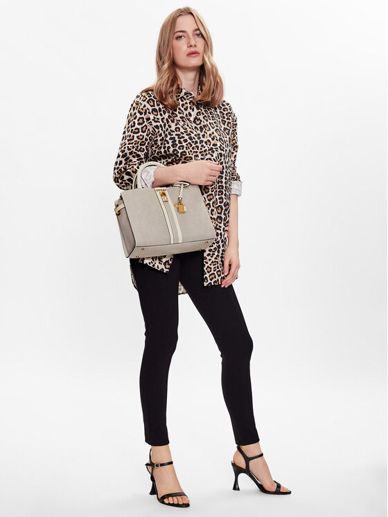 Guess Guess Дамска чанта Ginevra (KB) HWKB87 34060 Бежов
