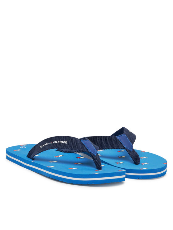 Tommy Hilfiger Tommy Hilfiger Šlepetės per pirštą T3X8-33909-0058A023 S Mėlyna