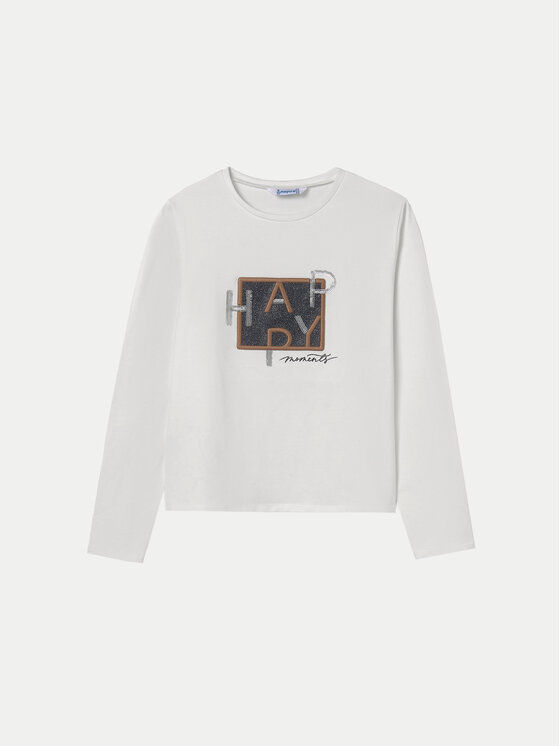 Mayoral Mayoral Bluse 7004 Écru Regular Fit