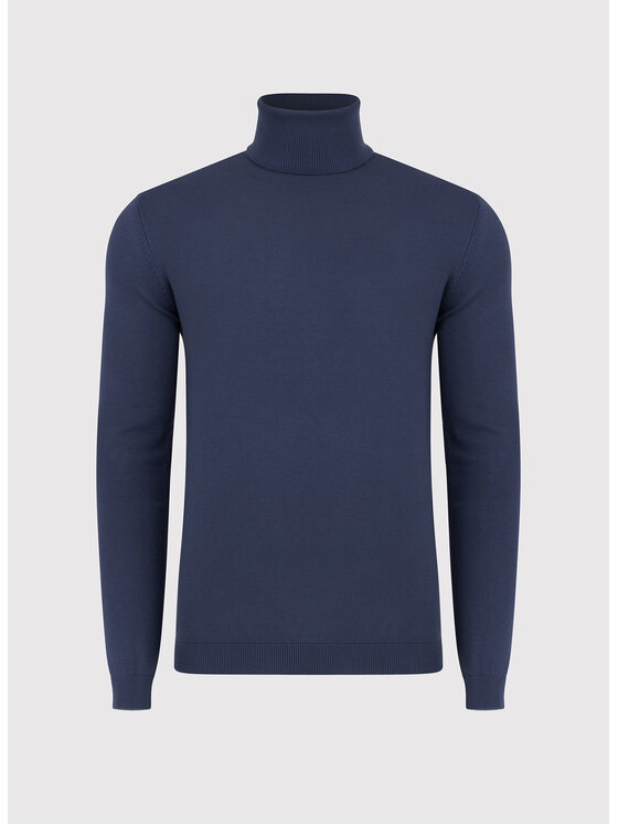 Pako Lorente Pako Lorente Sweter P26WN-2X-016 Granatowy Classic Fit