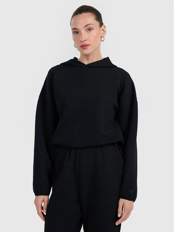 4F 4F Bluza 4FWAW25TSWSF1847 Czarny Active Fit