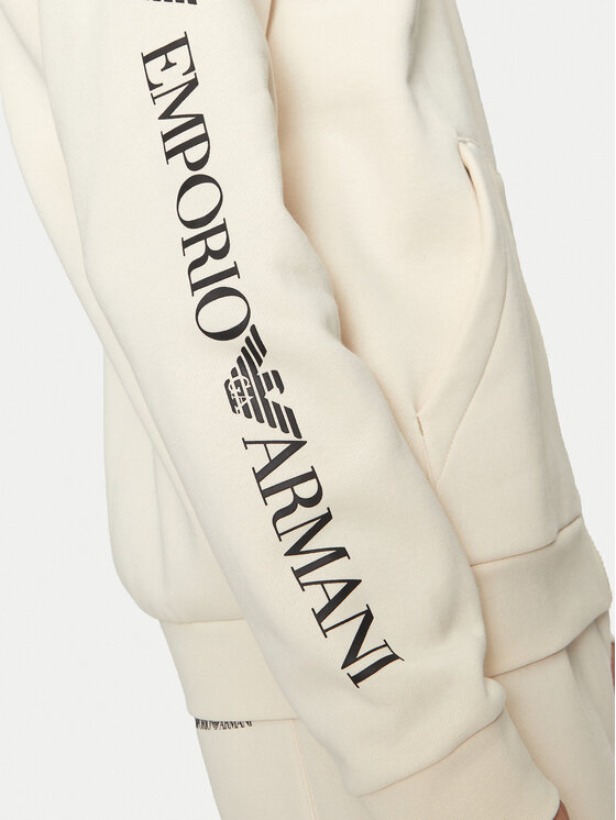 EA7 Emporio Armani EA7 Emporio Armani Bluza 8NPM22 PJ07Z 1713 Beżowy Regular Fit
