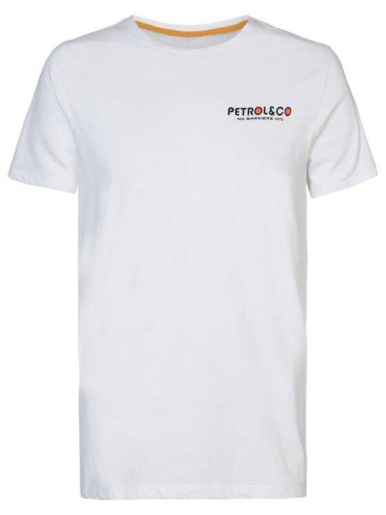Petrol Industries Petrol Industries T-Shirt M-1030-TSR686 Λευκό Regular Fit