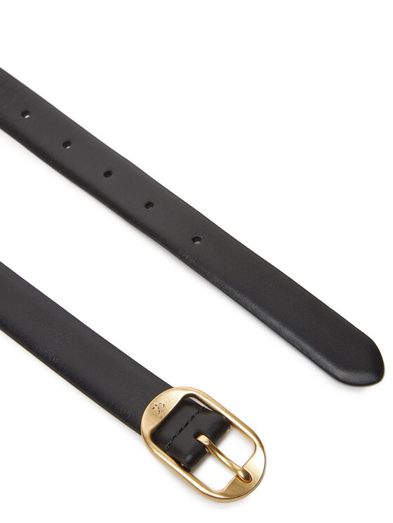 Calvin Klein Calvin Klein Ženski pas Forged Pin Belt 25Mm LV04K7014G Črna
