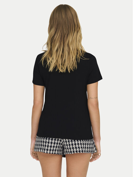 ONLY ONLY Majica Kita 15332698 Črna Regular Fit