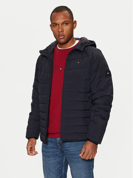 Tommy Hilfiger Tommy Hilfiger Geacă de iarnă MW0MW37641 Bleumarin Regular Fit