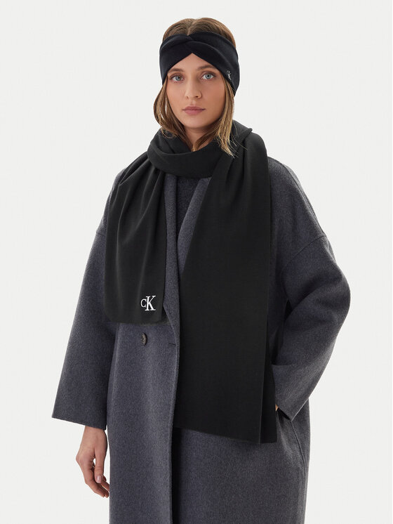 Calvin Klein Calvin Klein Šál Fine LV04D8021G Čierna
