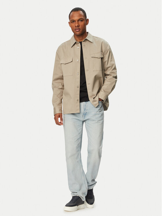 Calvin Klein Jeans Calvin Klein Jeans Jeansy LV04RG789G Světle modrá Straight Fit