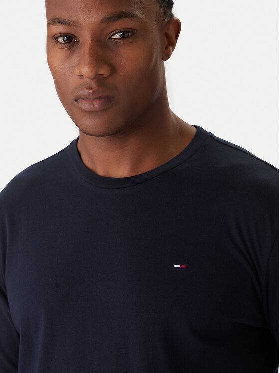 Tommy Jeans Tommy Jeans Ilgų rankovių marškinėlių komplektas DM0DM22148 Tamsiai mėlyna Slim Fit